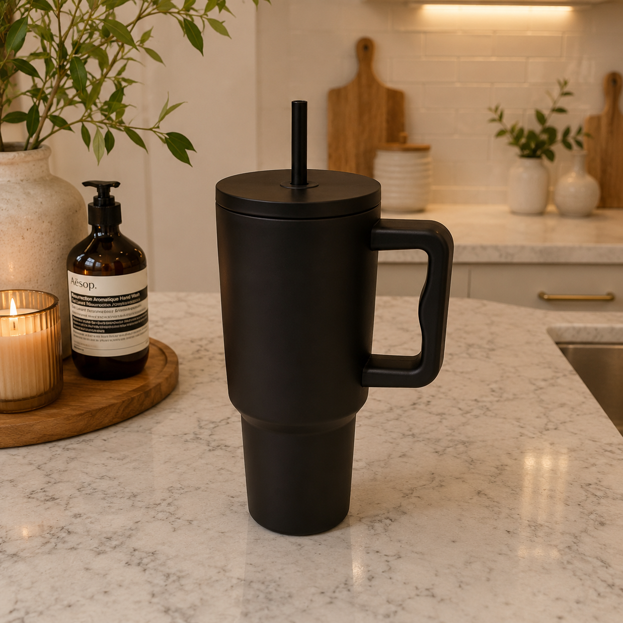 40oz Premium Insulated Tumbler_all-Day Hot & Cold Drink cup