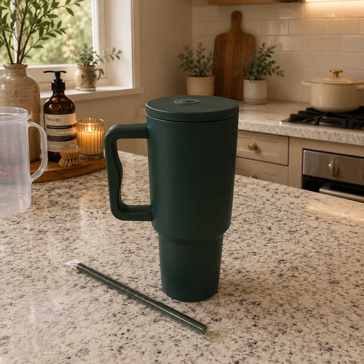 40oz Premium Insulated Tumbler_all-Day Hot & Cold Drink cup